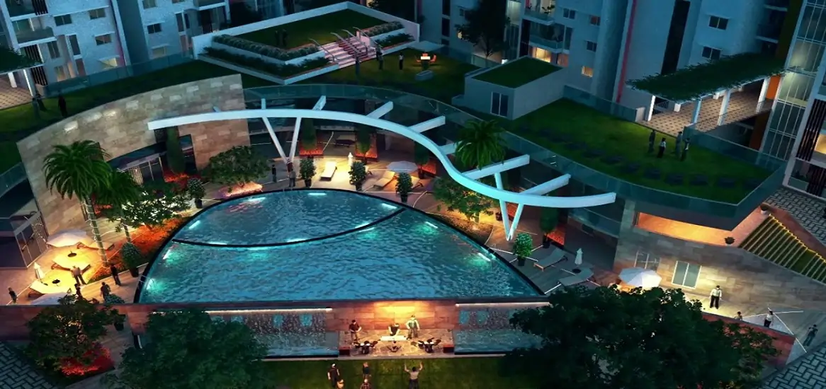 Shriram Green Meadows Swimming Pool View